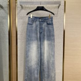 Balenciaga Washed Denim Trousers