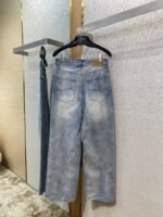 Balenciaga Washed Denim Trousers - 图片 7