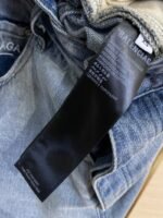 Balenciaga Washed Denim Trousers - 图片 9