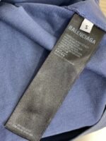 Balenciaga Coke Wave Print Short Sleeve T-Shirt Blue - 图片 9