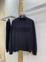 Balenciaga Letters Embroidered Crew Neck Sweatshirt - 图片 5