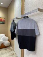 Balenciaga Letter Print Patchwork Short Sleeve T-Shirt - 图片 4