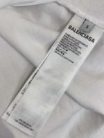 Balenciaga Appliqu?? Embroidery Aged Short Sleeve T-Shirt Black - 图片 9