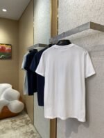 Dior Co-Branded Embroidered Short-Sleeved T-Shirt Navy - 图片 4