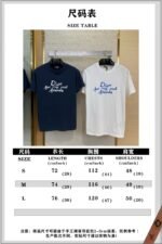 Dior Co-Branded Embroidered Short-Sleeved T-Shirt Navy - 图片 10