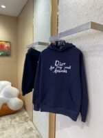Dior Co-Branded Monogrammed Embroidered Hooded Sweatshirt - 图片 3