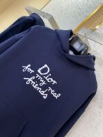 Dior Co-Branded Monogrammed Embroidered Hooded Sweatshirt - 图片 6