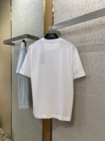 Fendi Emblem Embroidered Short Sleeve T-Shirt White - 图片 7