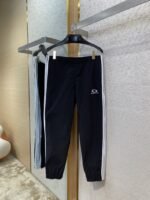 Balenciaga Logo Embroidered Trousers - 图片 5