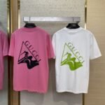 Gucci Ski Print Short Sleeve T-Shirt Pink - 图片 2