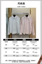 Dior Logo Embroidered Striped Lapel Shirt Pink - 图片 10