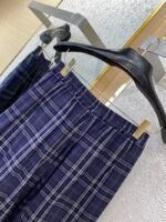 Balenciaga Logo Embroidered Check Casual Trousers - 图片 8