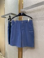 Dior Logo Embroidered Denim Shorts - 图片 6