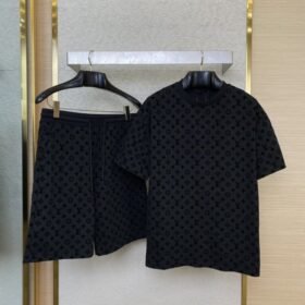 LV Jacquard Short Sleeve T-Shirt