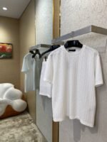 LV logo jacquard short sleeve - 图片 3