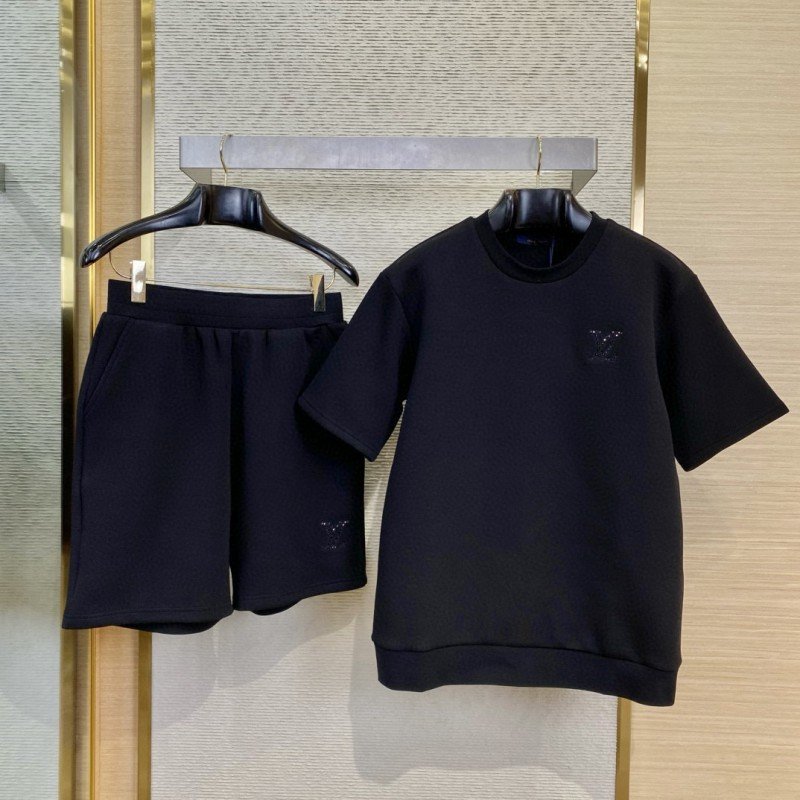 wsxc1744257871485_0.jpg LV Rhinestone Reversible Air Layer Shorts - 图片 1