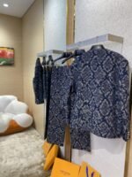 LV Snake print suit trousers - 图片 4