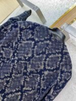 LV Snake print button-down collarless blazer - 图片 8