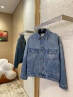 Miu Miu Patch Embroidered Denim Jacket Jacket - 图片 3