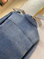 Miu Miu Patch Embroidered Denim Jacket Jacket - 图片 8