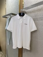 Miu Miu Logo Embroidered Polo Shirt White - 图片 5