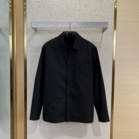 Dior Logo Embroidered Jacket Coat
