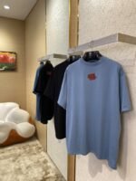 Balenciaga Tape Seal Print Short Sleeve T-Shirt Black - 图片 3