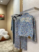 LV Colourful Checkerboard Print Denim Trousers - 图片 4