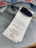 LV Colourful Checkerboard Print Denim Trousers - 图片 9