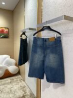 LV Micro Label Denim Shorts - 图片 4