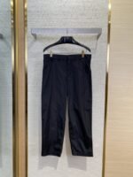 Prada Triangle Label Recycled Nylon Trousers