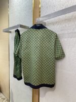 Gucci Double G Print Silk Short Sleeve Shirt - 图片 7