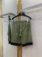 Gucci Double G Print Silk Shorts - 图片 7