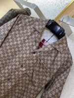 Gucci Colourful Horse Button Print Silk Short Sleeve Shirt - 图片 6