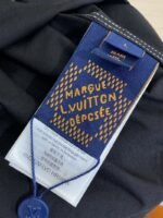 LV Letters Embroidered Short Sleeve Shirt - 图片 9