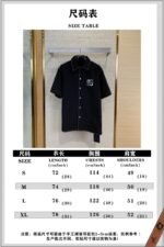 LV Letters Embroidered Short Sleeve Shirt - 图片 10