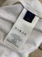 LV Logo Printed Crew Neck Short Sleeve T-Shirt - 图片 9