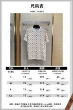 LV Logo Printed Crew Neck Short Sleeve T-Shirt - 图片 10