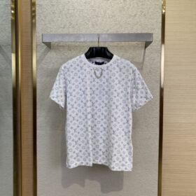 LV Collar Chain Full Print Short Sleeve T-Shirt