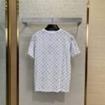 LV Collar Chain Full Print Short Sleeve T-Shirt - 图片 2