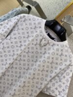 LV Collar Chain Full Print Short Sleeve T-Shirt - 图片 6