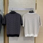 Fendi Full Print FF Knit Short Sleeve White - 图片 2