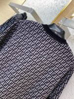 Fendi Full Print FF Knit Short Sleeve Black - 图片 8