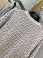 Fendi Full Print FF Knit Short Sleeve White - 图片 8