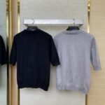 Fendi Embossed Logo Polo Neck Short Sleeve Black - 图片 2