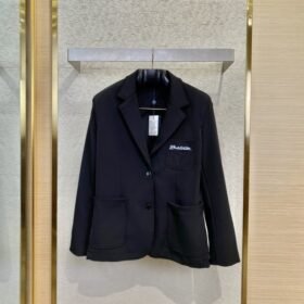 LV logo embroidered blazer