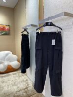 Balenciaga Logo Embroidered Work Trousers - 图片 3