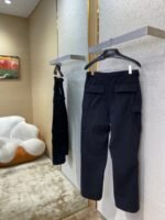 Balenciaga Logo Embroidered Work Trousers - 图片 4