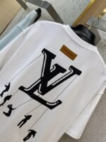 LV Printed Round Neck Short Sleeve T-Shirt - 图片 8