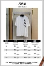 LV Printed Round Neck Short Sleeve T-Shirt - 图片 10
